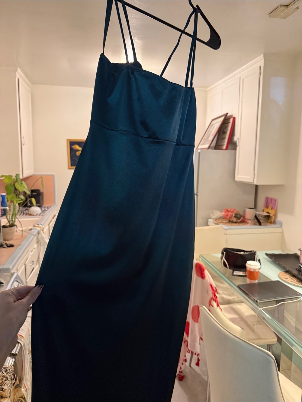 DEVON WINDSOR Black Cowl Neck Slip Maxi Dress - Picture 6 of 7